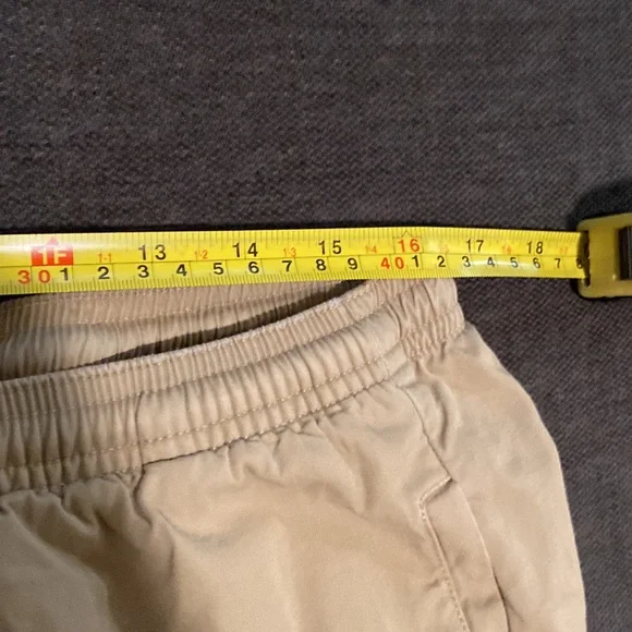 Vintage Polo Ralph Lauren elastic drawstring waist lightweight khaki chinos XL - Picture 8 of 10